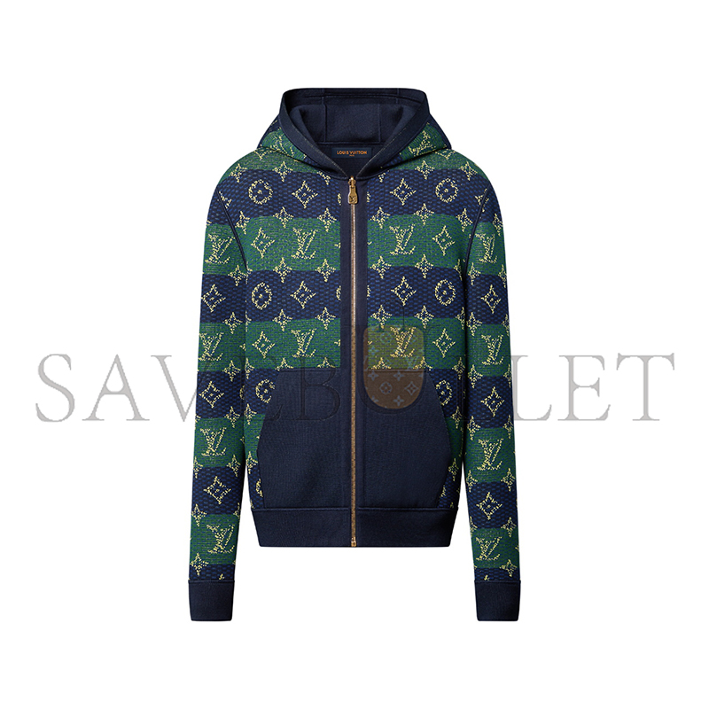 LOUIS VUITTON MONOGRAM DOUBLE FACE REVERSIBLE HOODIE 1AIJZ7 LOUIS VUITTON MONOGRAM DOUBLE FACE REVERSIBLE HOODIE 1AIJZ7